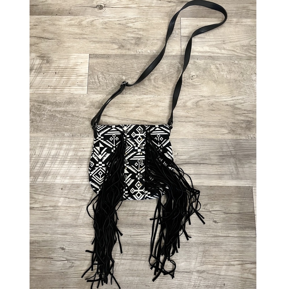 Express Fringe Crossbody Purse